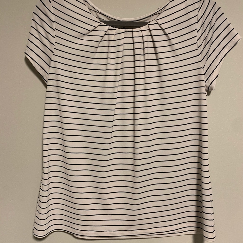 Striped dress blouse